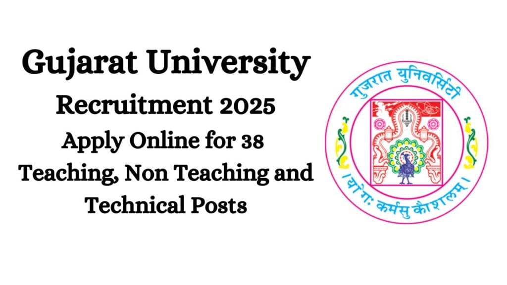 Gujarat University Recruitment 2025